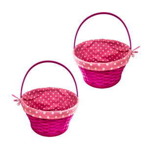Custom Handmade Easter <b>Basket</b> BAMBOO <b>BASKETS</b> From Vietnam Wicker, Bamboo, or <b>Fabric</b> <b>Basket</b> for Holiday Gifts - Product Image 1
