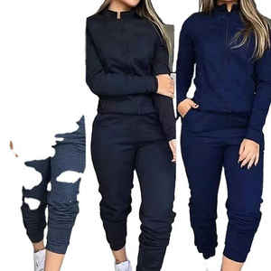 Ensemble de survêtements à capuche et pantalons de survêtement surdimensionnés pour femmes de luxe en polaire de haute qualité personnalisé pour femmes - Product Image 6