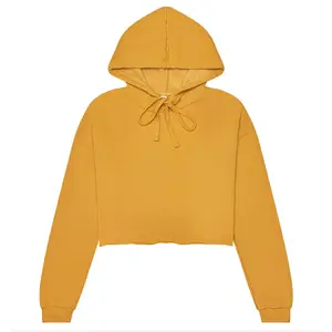 Sudadera Corta con Capucha para Mujer, Sudadera Informal con Estampado, Manga Larga, Sudadera Corta con Capucha - Product Image 1