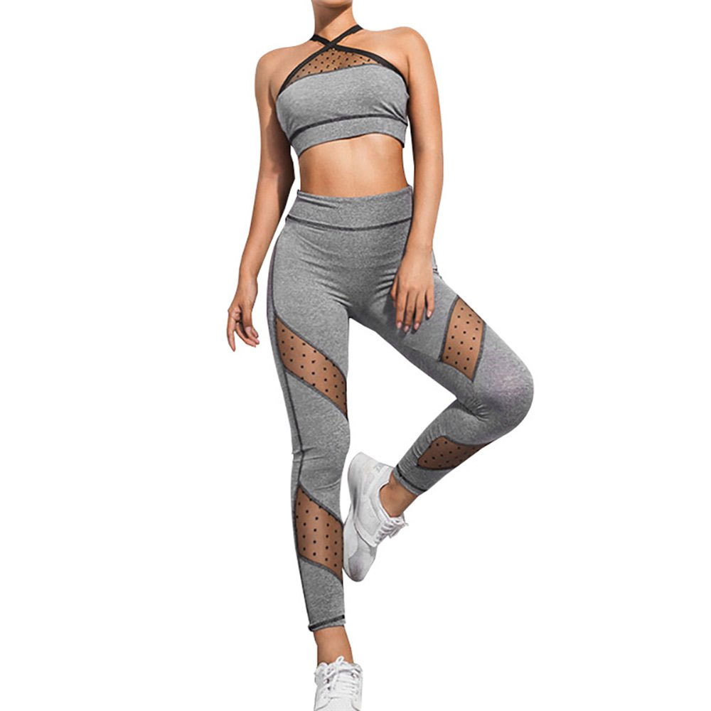 Custom 2-Piece Women's Fitness Legging Bra Set Front Logo Breathable Quick Dry Eco-Friendly Seamless Design High Quality Yoga