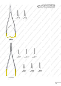 Porte-aiguilles Kalt de taille personnalisée professionnelle Instruments dentaires chirurgicaux en acier inoxydable de haute qualité Pince manuelle en satin - Product Image 4