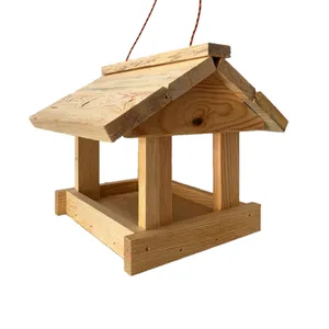 Wholesale Bird Feeder with Trendy Designed High Quality Wooden Made Bird Feeder For Bird Uses At Lowest Prices