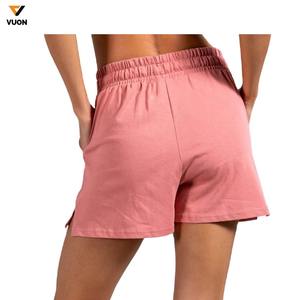 กางเกงขาสั้นเล่นโยคะแบบผูกเชือกเอวสูงสำหรับผู้หญิงกางเกงขาสั้นเล่นยิมแบบระบายอากาศได้ดีสไตล์ทางการ - Product Image 6