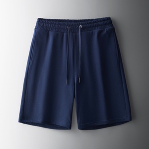 OEM Logo Personnalisé Broderie Conception Imprimée 300g Éponge Lourde Hommes D'été À Cinq Points Pantalon Décontracté Couleur Unie Anti-Rides - Product Image 4