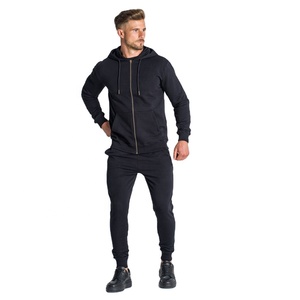 Survêtements pour hommes en molleton à capuche imprimé OEM Tech, coupe régulière, ensembles de jogging à étiquette privée pour l'entraînement, taille XL, salle de sport - Product Image 1