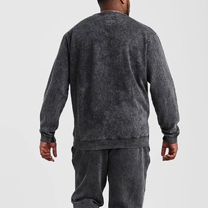Ensemble de survêtement de qualité supérieure lavage à l'acide cordon de jogging survêtements pour l'hiver sweat à capuche et pantalon de survêtement de haute qualité avec impression personnalisée - Product Image 6