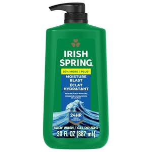 Gel de Ducha Hidratante y Refrescante 5 en 1 Irish Spring para Hombre, Champú, Acondicionador, Limpiador Facial, Desodorante de 24 Horas, Sin Parabenos - Product Image 2