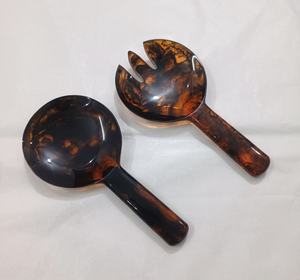 ชุดช้อนส้อมสลัดเรซิ่นทันสมัย พร้อมช้อนและส้อม - ปลอดภัยต่อสิ่งแวดล้อม ใช้กับเครื่องล้างจานได้ เหมาะสำหรับงานเลี้ยง - Product Image 1