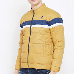Chaqueta acolchada para hombre de bajo precio 2025 Diseño único Contraste de color Chaqueta de invierno para hombre para venta en línea - Product Image 4