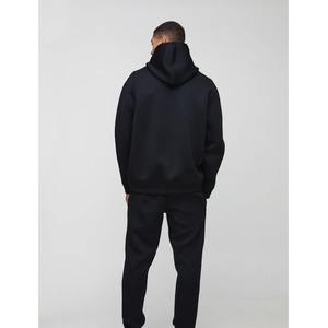 ชุดวอร์ม100% ของผู้ชายคุณภาพสูงสีดำล้วนสะพายไหล่โอเวอร์ไซส์ & ทรงถุงมีปกมีฮู้ดสำหรับฤดูหนาว - Product Image 2