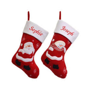 Venta al por mayor de calcetines personalizados de punto de lana fina para el hogar para niños dulces regalo rojo letra Navidad calcetines UAE para exportación - Product Image 4