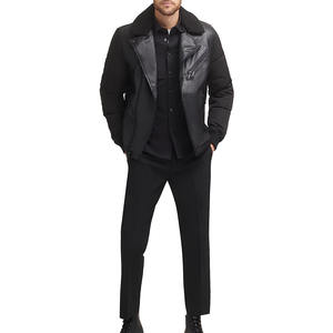 Veste en cuir de mouton véritable personnalisée pour homme, design et look personnalisables - Product Image 2