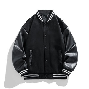 Chaqueta de invierno al por mayor de tendencia para hombre, chaquetas de fabricante OEM Letterman, chaquetas de diseño personalizado para hombre - Product Image 3