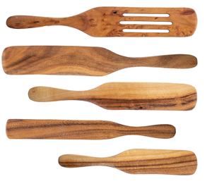 <b>Wood</b> Sourdough Bread Spurtle Cooking Tool Stirring Drain Sauce Omelette Acasia Spurtle Cookware Spurtle - Product Image 4