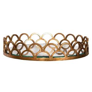 Bandeja DE SERVICIO DE METAL ecológica de calidad superior Diseño vintage único con forma y tamaño personalizados - Product Image 1