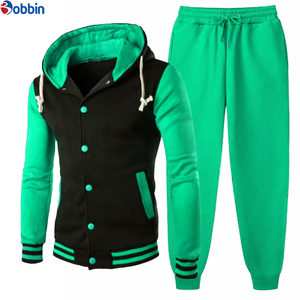 Tendance actuelle, survêtement de haute qualité pour homme, veste et pantalon de survêtement assortis, vêtements de sport unisexes personnalisés, vêtements de sport vierges - Product Image 4