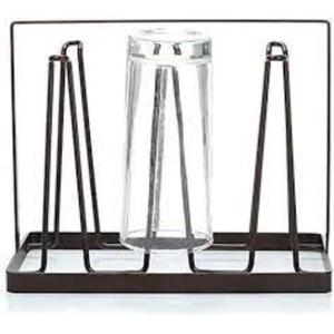 Soporte de vidrio de metal resistente y moderno con acabado resistente al óxido y artesanía de primera calidad para arreglos de decoración de alta gama - Product Image 5