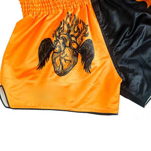 2025 Pakistan Manufacture Muay Thai Shorts Loose Fit Muay Thai Shorts <b>Elastic</b> Waist Muay Thai Shorts - Product Image 5