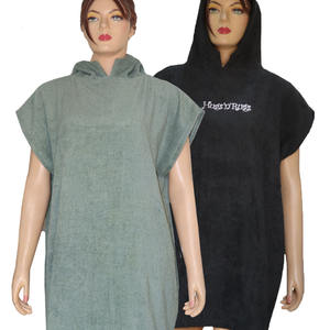 Experts in Manufacturing Top Grade Eye Catching Design Embroidery Logo 100% Custom Cotton Outdoor Beach <b>Robes</b> - Product Image 1