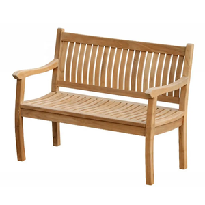 Banco de teca de madera maciza duradero de alta calidad. Muebles de madera maciza para muebles de jardín/muebles de exterior - Product Image 1