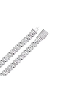 สร้อยคอคิวบันชุบเงินคุณภาพพรีเมียมสุดหรู สำหรับงานปาร์ตี้ งานดนตรี และเป็นของขวัญ ราคาดีที่สุด - Product Image 4