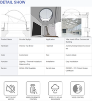 Fabricant de puits de lumière circulaires sur mesure, solution d'éclairage naturel étanche pour les projets mondiaux