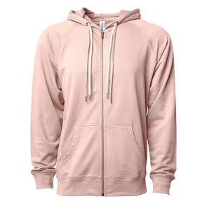 Sudadera Hombre Chaqueta con cremallera Bolsillo Diseño sólido Liso Teñido Capucha Mezcla Fleece Peso medio Cremallera completa Transpirable Sudadera con capucha de invierno - Product Image 4