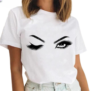 <b>Womens</b> <b>Funny</b> Cartoon Printed <b>T</b> <b>Shirt</b> Short Sleeve Graphic Casual Comfortable Fashionable Ladies Tops - Product Image 2