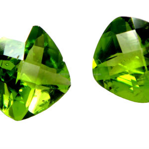 Cojín de peridoto Natural 100%, corte de piedras preciosas, corte a cuadros, peridoto verde suelto Natural, tamaño grande, gemas curativas preciosas de alta calidad - Product Image 3
