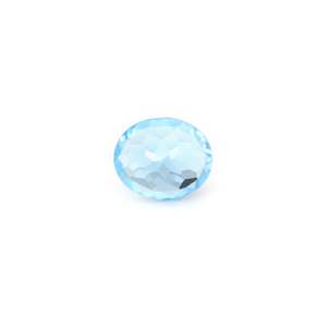 Topacio Azul Suizo Natural de 5 Quilates, Gema Facetada con Corte Corazón, Esmeralda, Ovalado, Cojín, Marquesa y Cuadrado, Tratado Térmicamente - Product Image 2