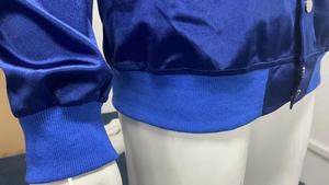 Vestes en Satin personnalisées pour hommes Baseball Satin Sports Team Jacket Whole Sale Rate 2025 Satin Jacket - Product Image 5