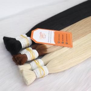 Meilleure vente de qualité 12A personnalisable couleur droite en vrac extensions de cheveux humains vietnamiens paquets de cheveux humains bruts prix de gros - Product Image 1