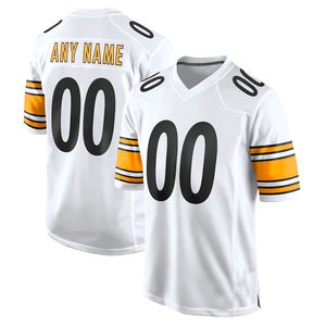 Camiseta de Fútbol Americano Corta, Transpirable, Antibacteriana, de Color Sólido, con Estampado Digital Personalizado, Precio al por Mayor - Product Image 1
