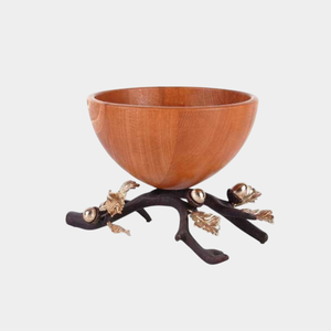 Handcrafted Handmade Wooden <b>Bowl</b> Artistic Eco-Friendly Modern Design Kitchen Decorative Fruit <b>Bowl</b> Elegant Salad <b>Serving</b> Home - Product Image 2