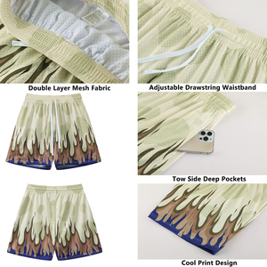 Wholesale Summer Casual <b>Shorts</b> Sublimated <b>Sweatpants</b> Fitness Sports <b>Shorts</b> Customized Basketball Mens Mesh <b>Shorts</b> - Product Image 6