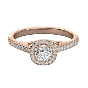 Anillo de Diamante Cultivado en Laboratorio de Oro de 10K - Product Image 6