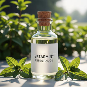 Aceite esencial puro de menta verde de grado terapéutico al por mayor ACEITE DE mentha spicata para cosméticos y aromaterapia - Product Image 5