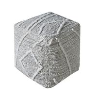 Pouf ottoman moderne en coton imprimé fait main de luxe, repose-pieds bas, siège pouf, décoration de salon, antistatique, personnalisable pour mariage