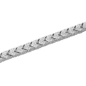 สร้อยคอเงินแท้ 925 ชุบเงิน ประดับเพชร CZ มอยส์ซาไนต์ 6 มม. สไตล์ฮิปฮอปสำหรับผู้ชาย เหมาะสำหรับงานแต่งงาน เครื่องประดับแฟชั่น - Product Image 3