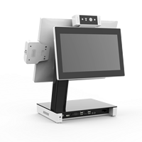 Double écran Android POS Machine Merchant-Customer Sync pour le paiement au détail et afficher les reçus