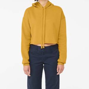 เสื้อครอปสตรีผ้าฝ้ายเสื้อครอปแบบ2023มีฮู้ดเสื้อครอป - Product Image 1