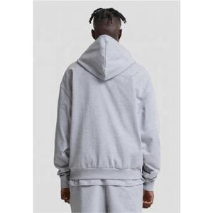 Sweat-shirt à capuche avec poche brodée personnalisée, service OEM 2024, logo personnalisé, coton lourd de qualité supérieure, tendance, surdimensionné, polaire, hiver - Product Image 2