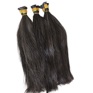 Vietnamese Grey Hair <b>Extensions</b> Ready to Ship <b>Cheap</b> Human Hair Bundles Raw Virgin Cuticle Aligned Hair - Product Image 1
