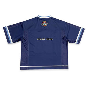 เสื้อยืดกีฬาผู้ชายทรงครอป คุณภาพสูง ขายส่ง ผ้าบรอดคลอธ ระบายอากาศดี ทรงโอเวอร์ไซส์ คอวี ผ้าตาข่าย พิมพ์ลายแบบซับลิเมชั่น รับสั่งทำ - Product Image 3