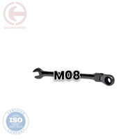 Juego de Llaves de Trinquete con Cabeza Flexible para Mecánicos, Métricas, Grado Industrial, Acero Inoxidable, Forjado en Frío OEM, Certificado ISO9001, 3 Años de Garantía