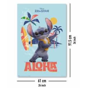 Póster de Pared de la Película de Disney Aloha-Lilo & Stitch para Decoración del Hogar - Product Image 2