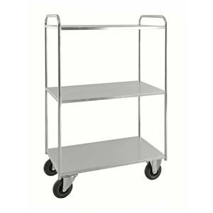KM4149-EB Galvanized Electro <b>Trolley</b> Four-PU Roll Container for Industrial Warehouse Shopping <b>Tool</b> Storage-OEM Customizable - Product Image 1