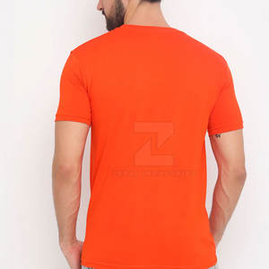 Nouveauté T-shirts pour hommes de haute qualité Solide 100% coton Col rond Manches courtes Tailles personnalisables Écologique Respirant - Product Image 2