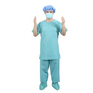 Traje de fregado médico no tejido Trajes de fregado uniforme para médicos y enfermeras - Product Image 1