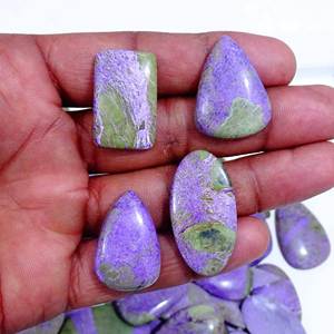 Directo al por mayor de la mejor calidad purpurita Natural piedra preciosa suelta cabujón piedra preciosa suelta de la India piedra preciosa para la fabricación de joyas - Product Image 4